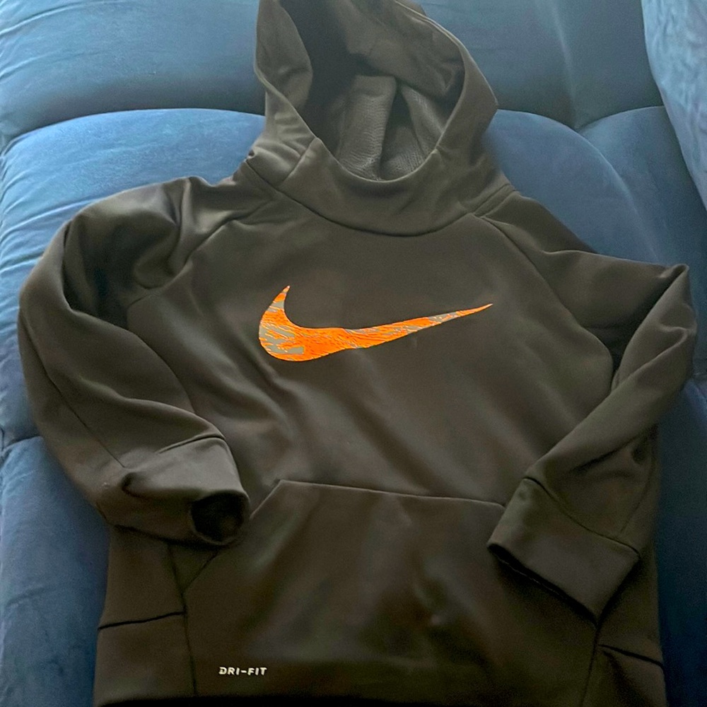 Boys Black  Nike Hoodie